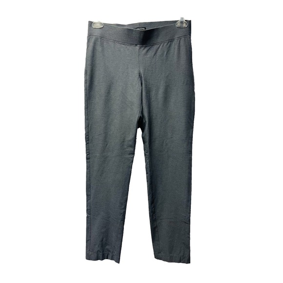 Eileen Fisher Pants - Eileen Fisher Petite Small Gray‎ Stretch Crepe Slim Ankle Pant Preppy 90s Travel